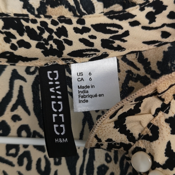 H&M Leopard Print Dress - Picture 3 of 4